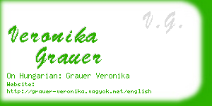 veronika grauer business card